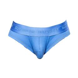Supawear - Männer Unterwäsche - Herren Slip - Ribbed Brief Marina - Blau - 1 x Größe M von Supawear