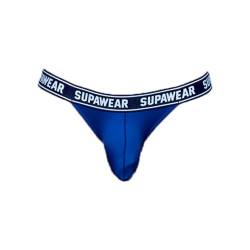 Supawear - Männer Unterwäsche - Herren String - Wow Thong Blau - Blau - 1 x Größe S von Supawear
