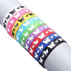 9 stücke viel glück vierblatt klee elastizität handarm armband silikon armbänder für kinder jungen mädchen frauen schmuck vierblatt klee armband von Supefriendly