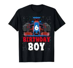 It's My Birthday Rennwagen-Shirt für Jungen, 6 Jahre T-Shirt von Super Cool Kids Birthday Gear