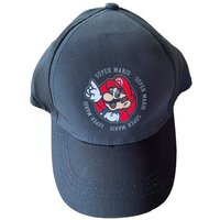 Super Mario Baseball Cap Basecap blau und schwarz Gr. 52 und 54 von Super Mario