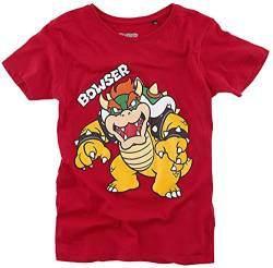 Super Mario Bowser Männer T-Shirt rot 86/92 von Super Mario