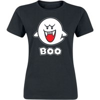 Super Mario - Gaming T-Shirt - Boo - M bis XXL - für Damen - Größe L - schwarz von Super Mario