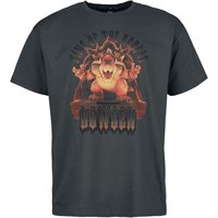 Super Mario - Gaming T-Shirt - Bowser - King Of The Koopas - M bis XL - für Männer - Größe XL - grau von Super Mario