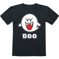 Super Mario - Gaming T-Shirt für Kinder - Kids - Boo - für Mädchen & Jungen - schwarz von Super Mario