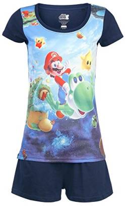 Super Mario Super Mario Galaxy 2 Pyjama Multicolour L von Super Mario