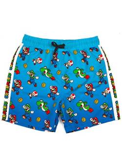 Super Mario Swim Shorts Jungen Luigi Kids Gamer Schwimmstämme Hosen 11-12 Jahre von Super Mario