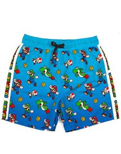 Super Mario Swim Shorts Jungen Luigi Kids Gamer Schwimmstämme Hosen 13-14 Jahre von Super Mario