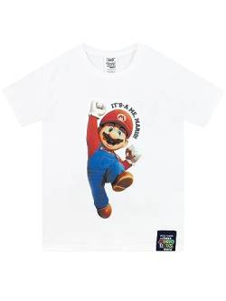 Super Mario T-Shirt | T Shirt Jungen Spielen | T-Shirt Für Jungen | Weiß 128 von Super Mario