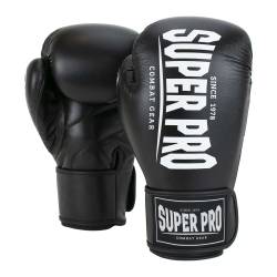 Super Pro Boxhandschuhe "Champ", 12 oz., Weiß-Schwarz von Super Pro