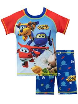 Super Wings Jungen Jett Donnie und Jerome Zweiteiliger Badeanzug Mehrfarbig 92 von Super Wings