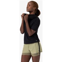 SUPER.NATURAL Hoodie kurzarm für Damen, Merino JUSTSHORT mit Tunnelzug, casual von Super.Natural