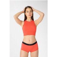 SUPER.NATURAL Sporttop für Damen aus Merino W LIQUID FLOW TOP mit hoch geschnittenem Ausschnitt von Super.Natural