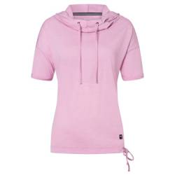 super.natural - Women's JustShort Hoodie - Merinoshirt Gr 42 - XL rosa von Super.Natural