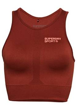 CORE SEAMLESS MID IMPACT BRA WS311712A SUPERDRY Fired Brick Brown 10-12 DAMEN von Superdry