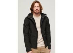 Softshelljacke SUPERDRY "SD-HOODED SOFT SHELL TREKKER JKT" Gr. L, schwarz (black) Herren Jacken Softshelljacken von Superdry