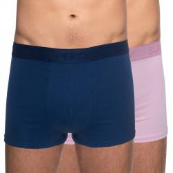 Superdry 2-er Set Trunks Blau & Rosa von Superdry