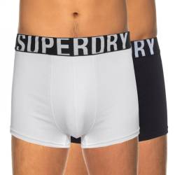 Superdry 2-er Set Trunks Schwarz Weiß von Superdry