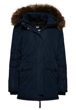 Superdry Ashley Everest Parka Damen Winterparka, Größe:M, Farbe:Eclipse Navy (98T) von Superdry