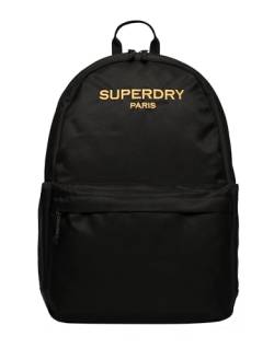 Superdry BAG CITY MONTANA Black/Gold OS Damen, Schwarz/Gold, Talla única, Casual von Superdry