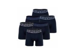 Superdry Boxershort 6er Pack Herren Baumwolle, blau von Superdry