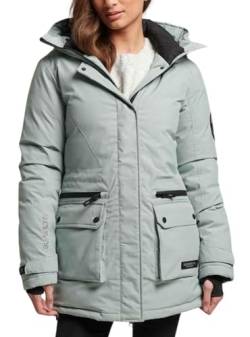 Superdry City Padded Parka Winterjacke Damen - 40 von Superdry