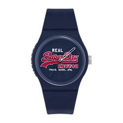 Superdry Damen Analog Quarz Uhr mit Silicone Armband SYG280UR von Superdry