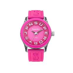 Superdry Damen Analog Quarz Uhr mit Silikon Armband SYL146P von Superdry