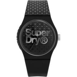 Superdry Damen Analoger Quarz Uhr mit Silicone Armband SYG268B von Superdry