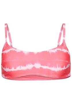 Superdry Damen Batik-Bikinioberteil aus recyceltem Material Batikmuster Pink 40 von Superdry