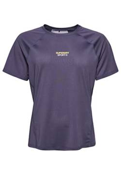 Superdry Damen CORE Active Tee Businesshemd, Grau (Folkstone Grey), 36 von Superdry