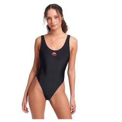 Superdry Damen Code MTN Swimsuit Schwimm-Slips, schwarz, 38 von Superdry