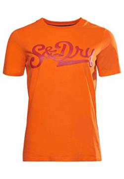 Superdry Damen Collegiate Cali State T-Shirt Denver Orange 36 von Superdry