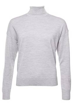 Superdry Damen Einfarbiger Polo-Pullover, Mid Marl, 34 von Superdry