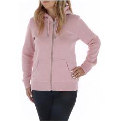 Superdry Damen Essential Kapuzenjacke mit Logo La Zart Pink Meliert 40 von Superdry