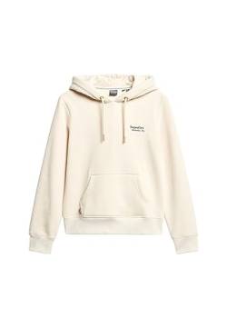 Superdry Damen Essential Logo Hoodie Sweatshirt, Tapioka-Creme, 36 von Superdry