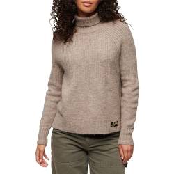 Superdry Damen Gerippter Essential Strickpullover Fallon 40 von Superdry