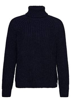 Superdry Damen Lässiger Strickpullover mit Rollkragen und Ziernaht Marineblau Meliert 40 von Superdry