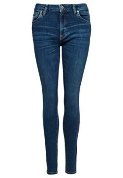 Superdry Damen Mid Rise Skinny Jeans Hose, Fulton Vintage Blau, 32W x 30L von Superdry