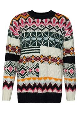 Superdry Damen Pullover mit Print-Mix Mash Up Fairisle 40 von Superdry