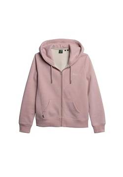 Superdry Damen Reißverschluss Sweatshirt, Rosa (La Soft Pink Marl), 36 von Superdry