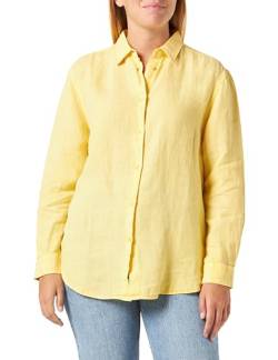 Superdry Damen Studios Casual Linen Bf Shirt Sweatshirt, Mimosa Orange, 36 von Superdry