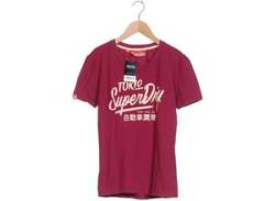 Superdry Damen T-Shirt, bordeaux von Superdry