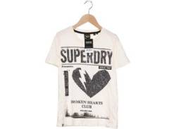 Superdry Damen T-Shirt, cremeweiß von Superdry