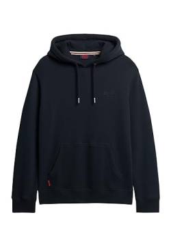 Superdry Essential Logo Hoodie M2013110A Eclipse Navy Größe XL, blau, XL von Superdry