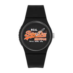 Superdry Herren Analog Quarz Uhr mit Silicone Armband SYG280BO von Superdry