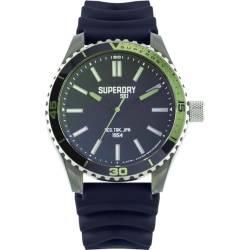 Superdry Herren Analog Quarz Uhr mit Silikon Armband SYG241U von Superdry