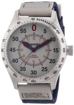 Superdry Herren-Armbanduhr XL Analog Quarz verschiedene Materialien SYG122E von Superdry