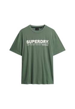 Superdry Herren Bedrucktes T-Shirt T9-Jersey Top (M), Laurel Khaki, M von Superdry