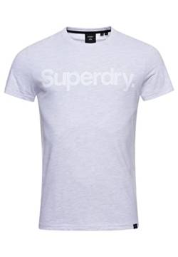 Superdry Herren Camiseta estampada Businesshemd, Ice Marl, XL von Superdry